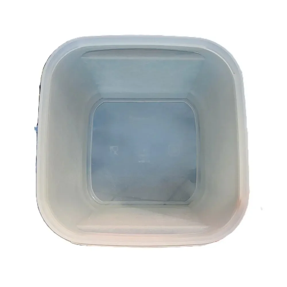 Tupperware VTG Modular Mates Square #3 & Oval #3 Pink Lid Dry Food Container Set